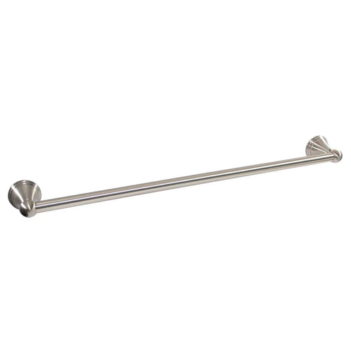 4 Piece Bathroom Hardware Accessories Set with 24" Towel Bar - Brushed Nickel